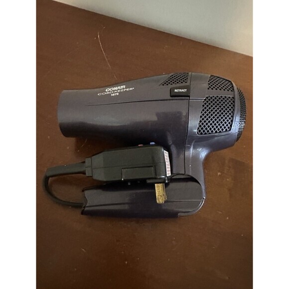 Conair 1875 Cord Keeper Hair Dryer Purple Tested and Works - Picture 1 of 5